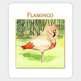 Flamingo Sticker